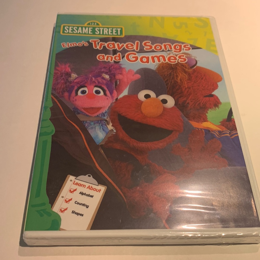 Elmo’s travel songs, and games Sesame Street DVD
